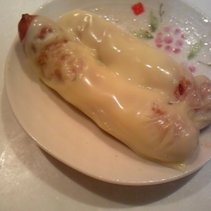 お弁当に♪レンジで簡単一品!ウインナーチーズ